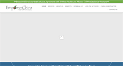 Desktop Screenshot of empowerchiro.com
